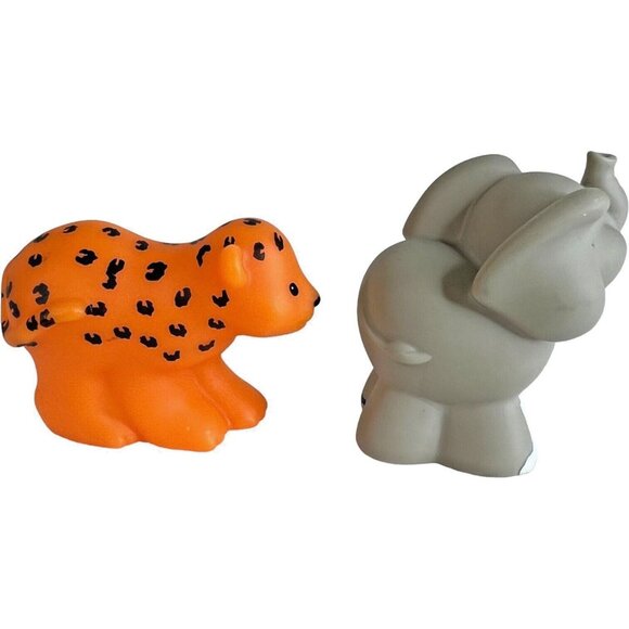 Fisher Price Little People Polar Bear Cheetah Elephant Noah Ark Jungle Animal - Picture 7 of 11